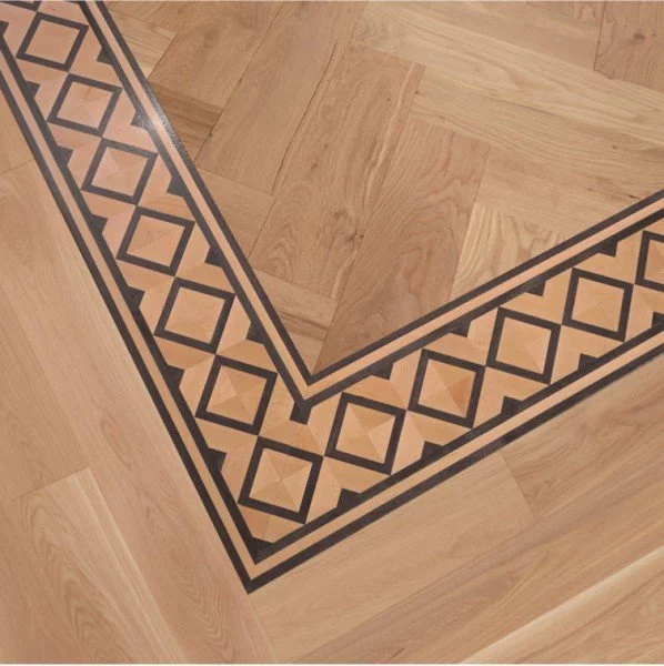 Plancher de bois herringbone