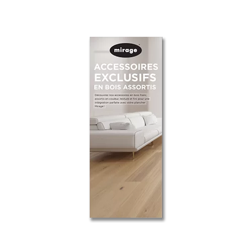 Accessoires exclusifs en bois assortis