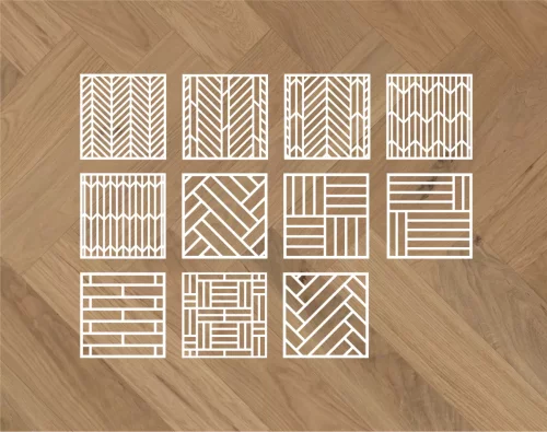 Planchers de bois franc - motifs